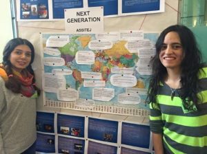 Next Generation Alumnis Minoovash Rahimian und Diana Rojas 