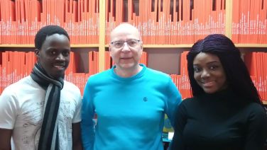 Nyasha Mujuru, Manuela Ngoi Rymis, Jürgen Kirschner © private